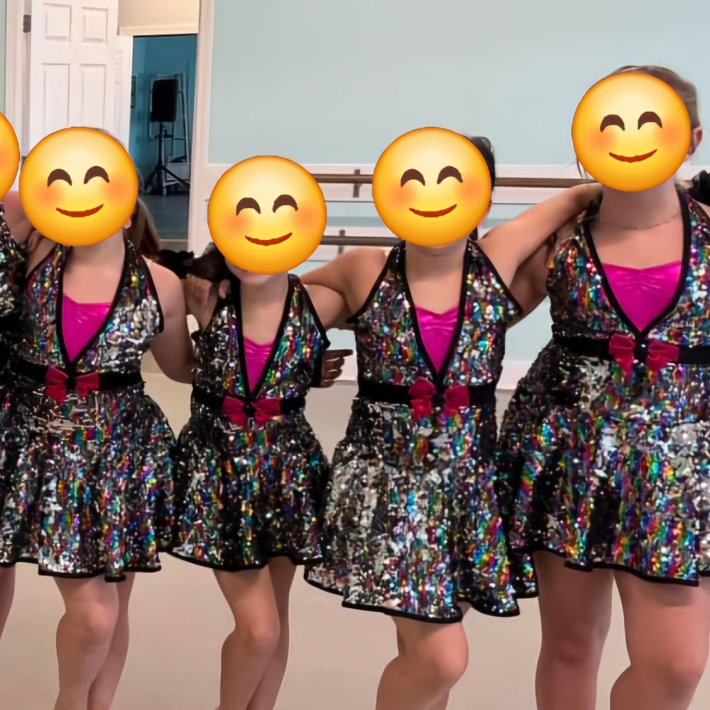 Sequin jazz costume